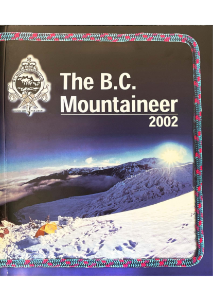 The B.C. Mountaineer 2002 cover